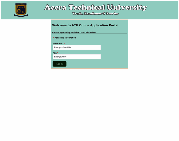 Application.atu.edu.gh thumbnail