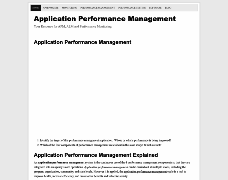 Applicationperformancemanagement.org thumbnail