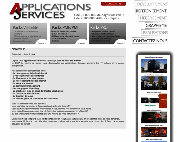 Applications-services.com thumbnail