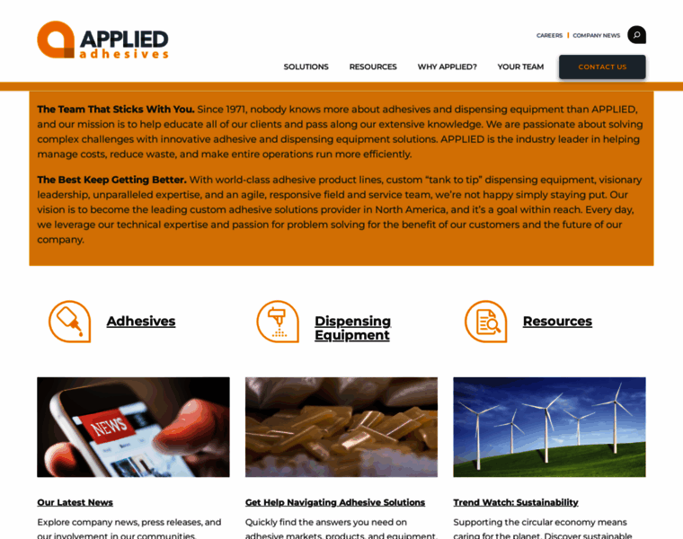 Appliedadhesives.com thumbnail