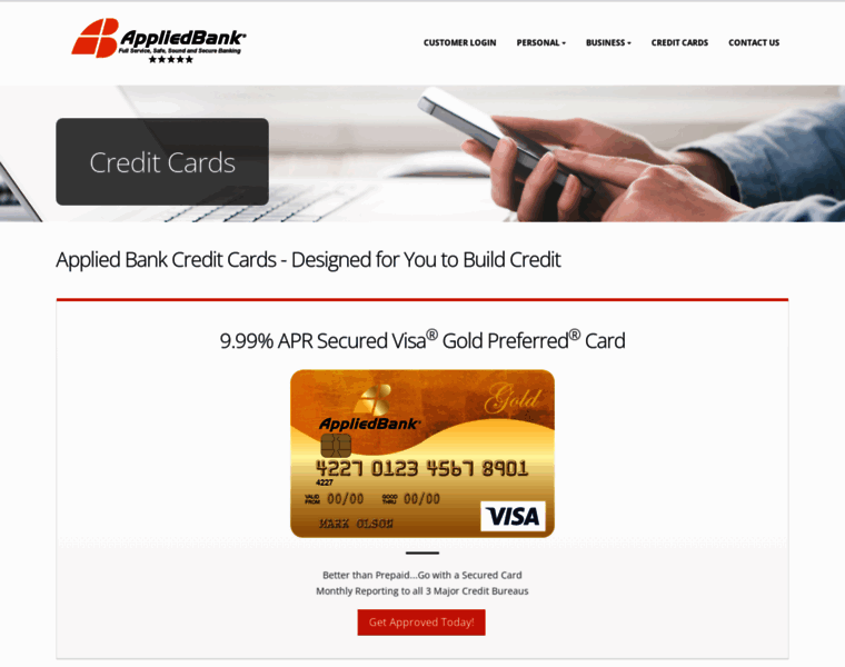 Appliedcardbank.com thumbnail