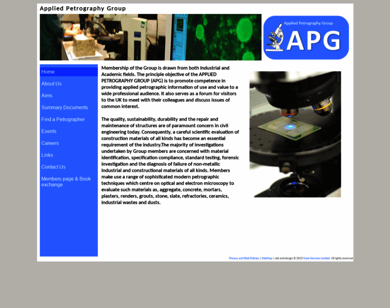Appliedpetrographygroup.com thumbnail