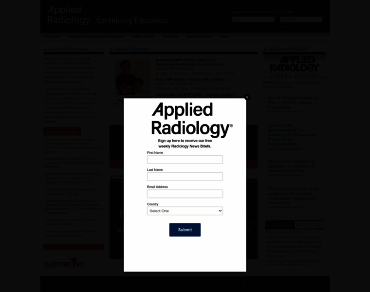 Appliedradiology.org thumbnail