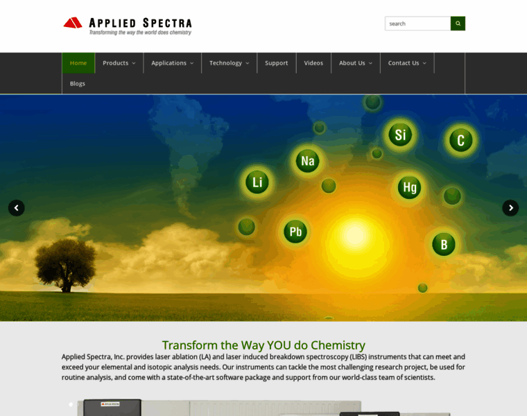 Appliedspectra.com thumbnail