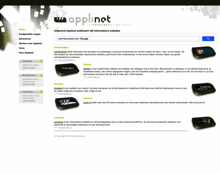 Applinet.nl thumbnail