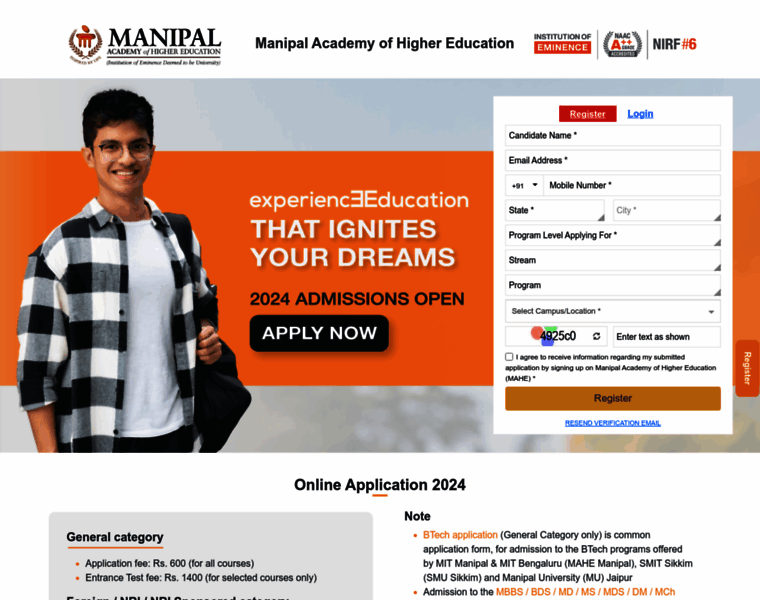 Apply.manipal.edu thumbnail