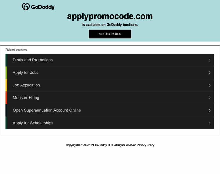 Applypromocode.com thumbnail