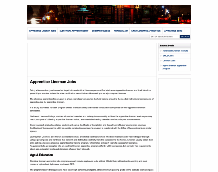 Apprenticelinemanjobs.net thumbnail
