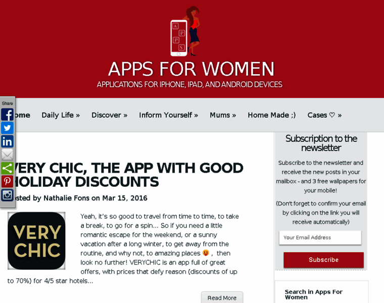 Apps-for-women.com thumbnail