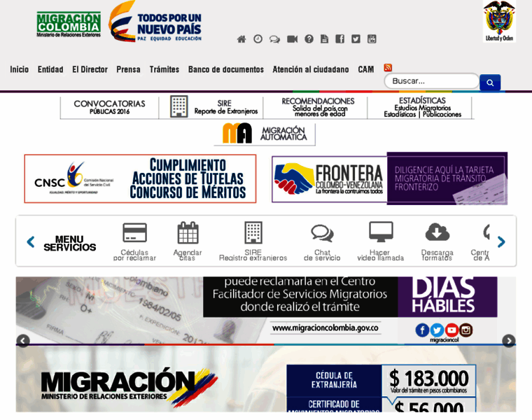 Apps.migracioncolombia.gov.co thumbnail