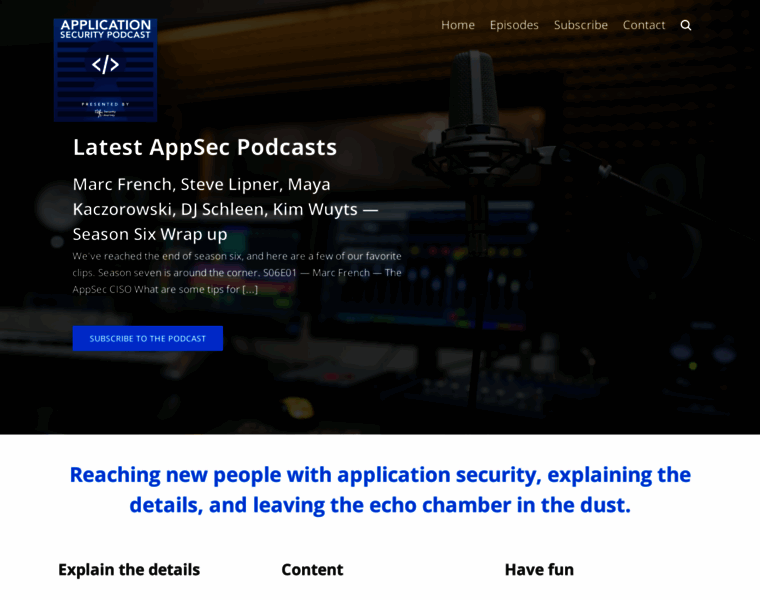 Appsecpodcast.org thumbnail Appsecpodcast.org thumbnail