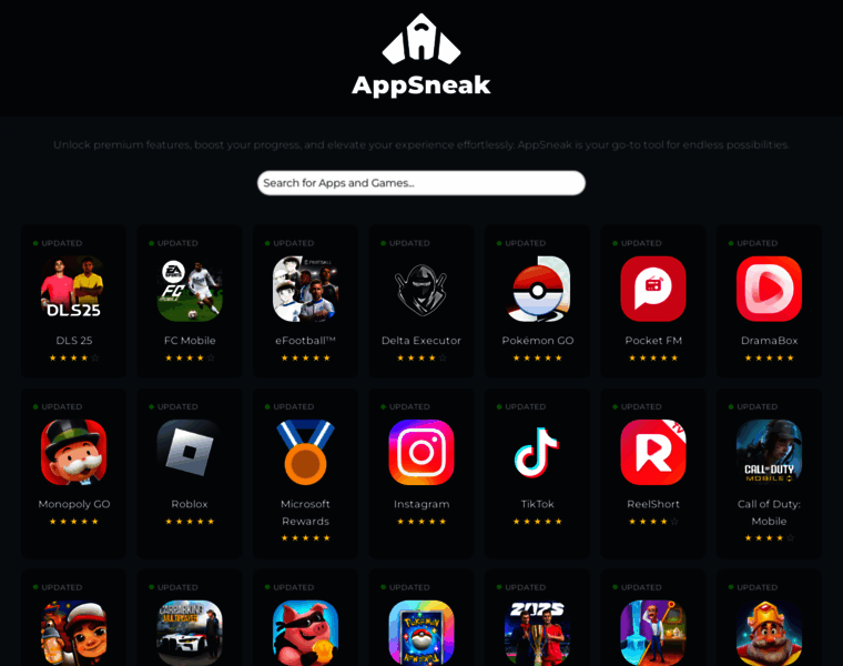 Appsneak.com thumbnail Appsneak.com thumbnail