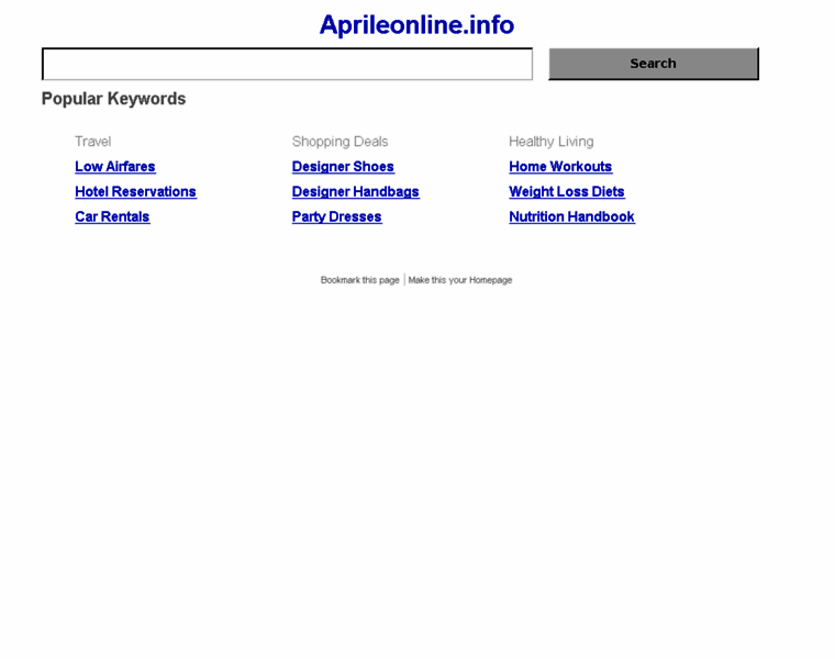 Aprileonline.info thumbnail
