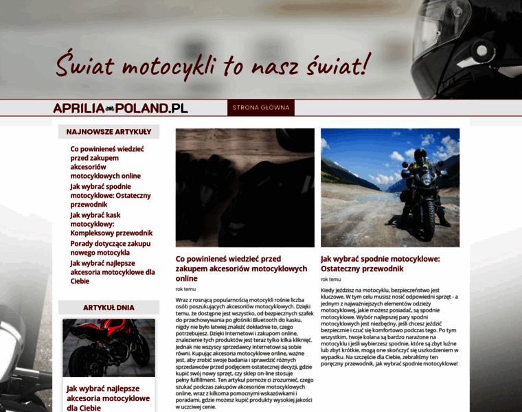 Aprilia-poland.pl thumbnail