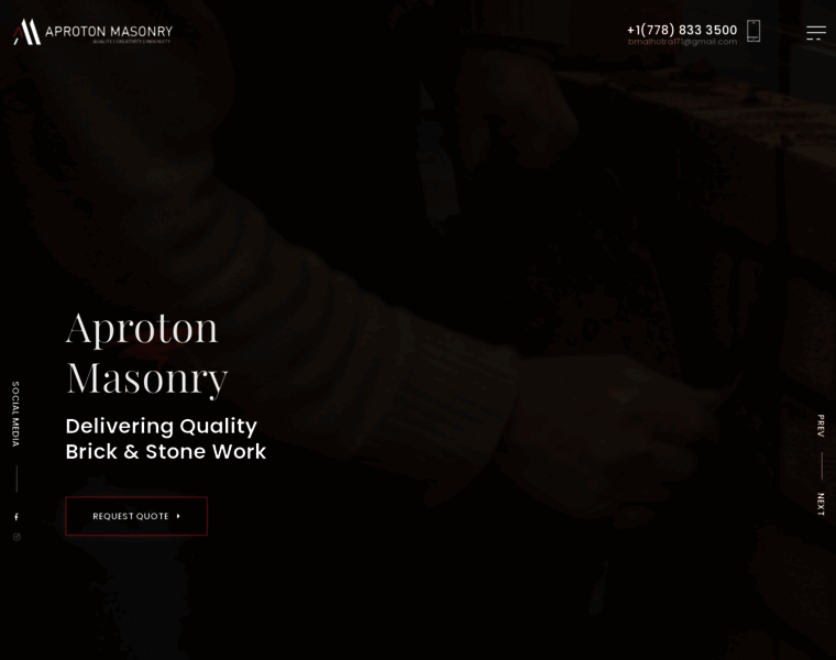 Aprotonmasonry.ca thumbnail Aprotonmasonry.ca thumbnail