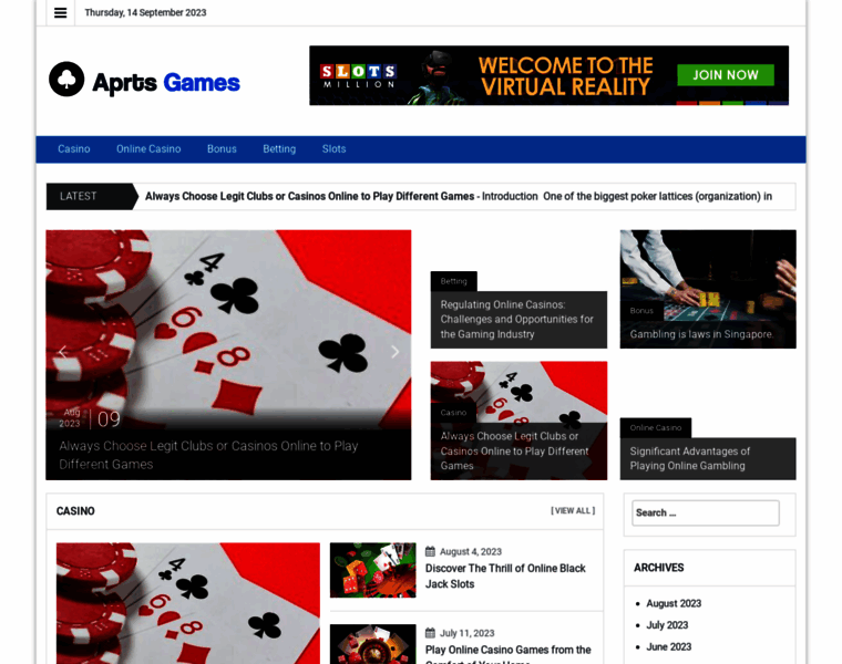 Aprts-games.com thumbnail