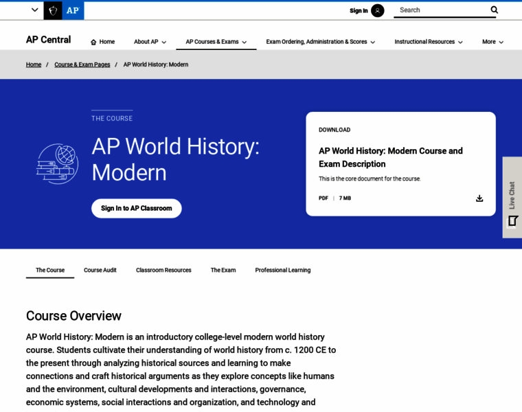 Apworldhistory.org thumbnail