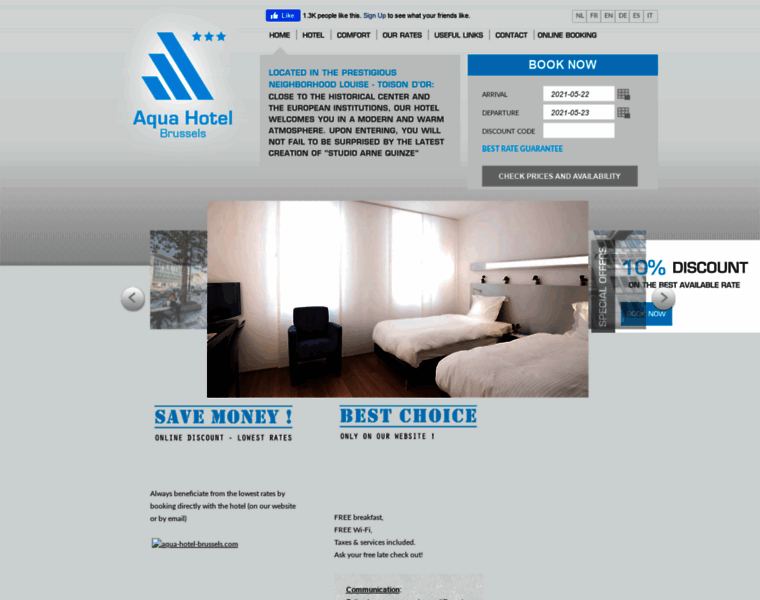 Aqua-hotel.be thumbnail