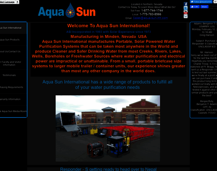 Aqua-sun-intl.com thumbnail