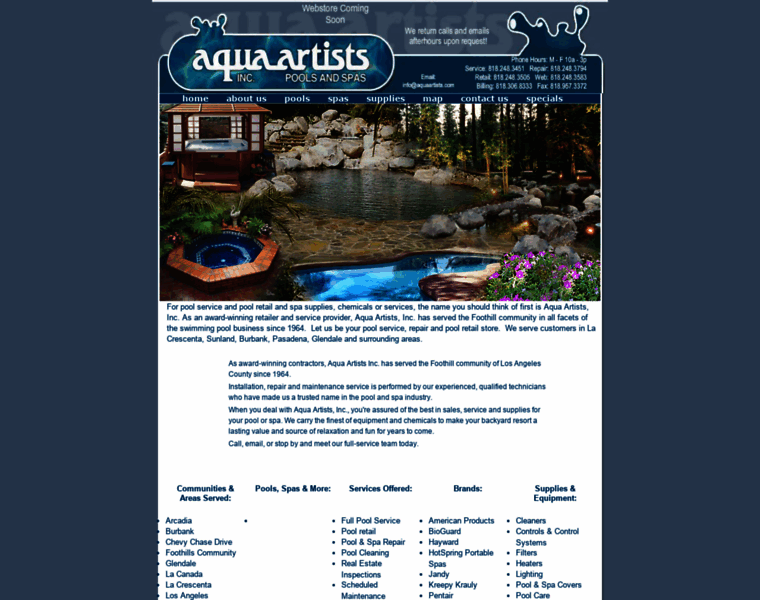 Aquaartists.com thumbnail