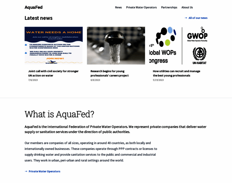 Aquafed.org thumbnail