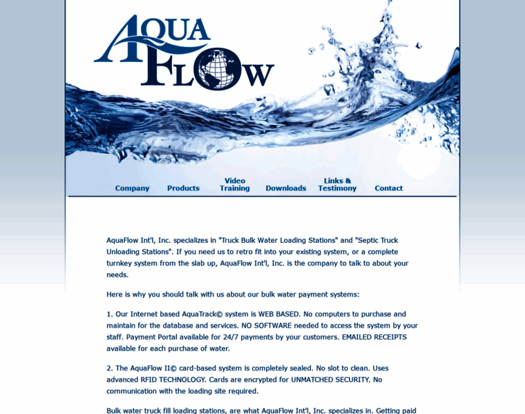 Aquaflowintl.com thumbnail