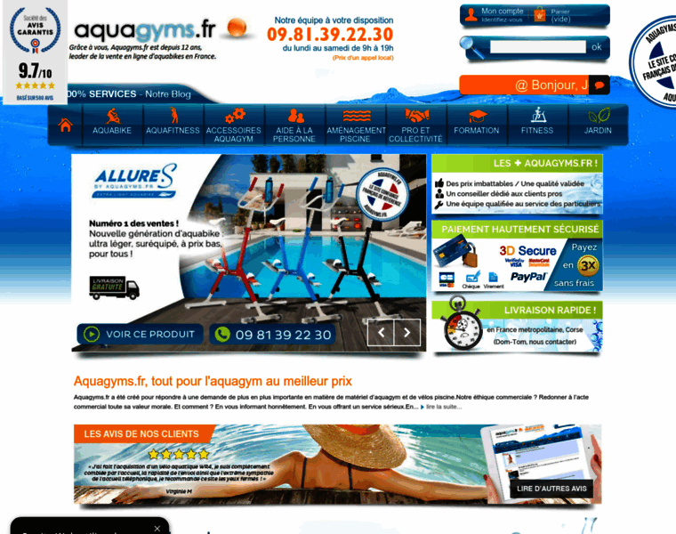 Aquagyms.fr thumbnail Aquagyms.fr thumbnail