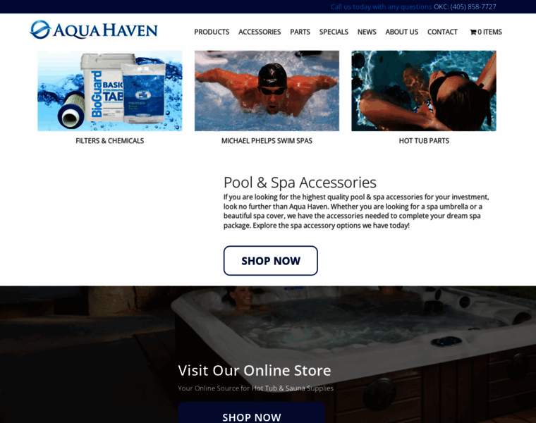 Aquahavenspas.com thumbnail