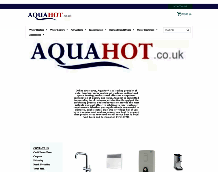 Aquahot.co.uk thumbnail