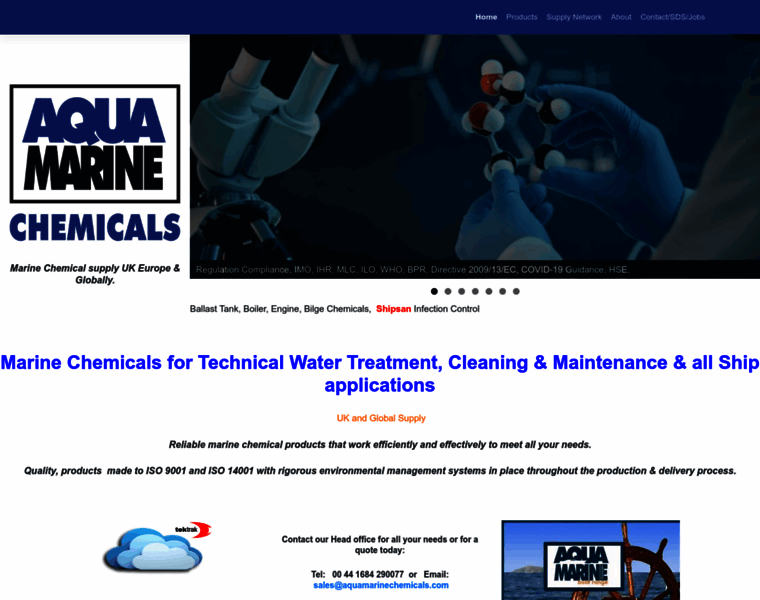 Aquamarinechemicals.com thumbnail