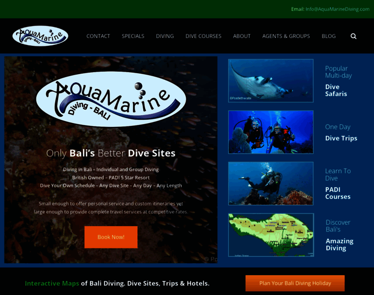 Aquamarinediving.com thumbnail