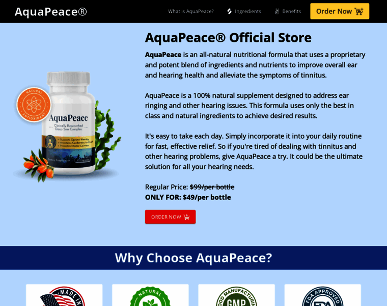 Aquapeace-web.com thumbnail