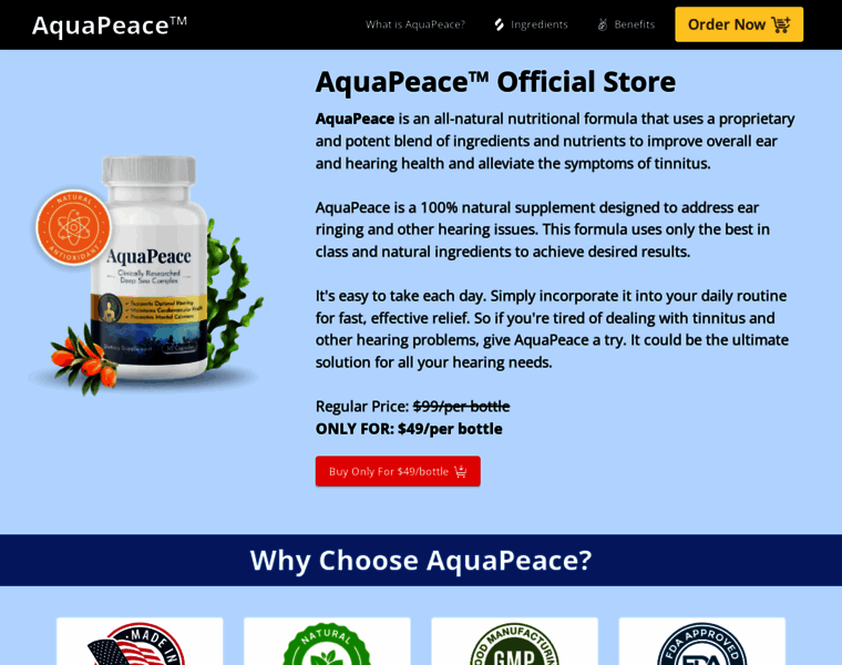 Aquapeacebuynow.us thumbnail