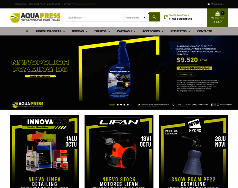 Aquapress.cl thumbnail
