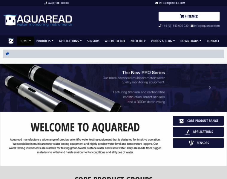 Aquaread.co.uk thumbnail