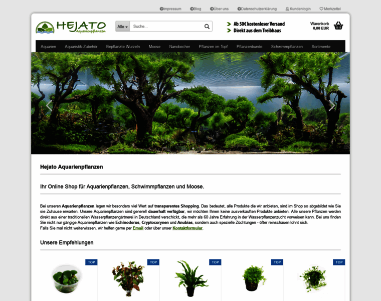 Aquarienpflanzen-hejato.de thumbnail