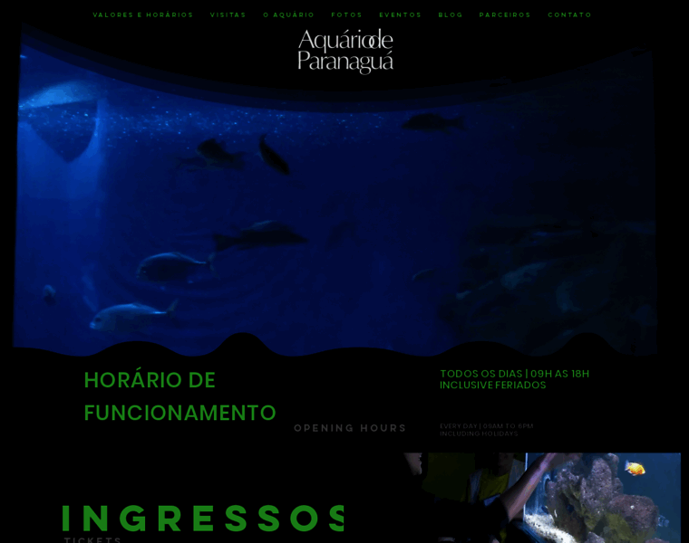 Aquariodeparanagua.org thumbnail