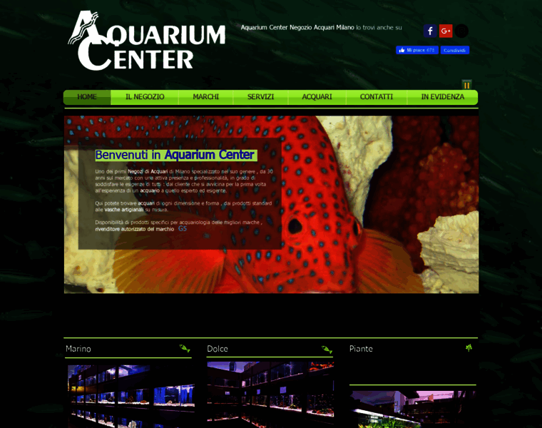 Aquariumcentermilano.com thumbnail