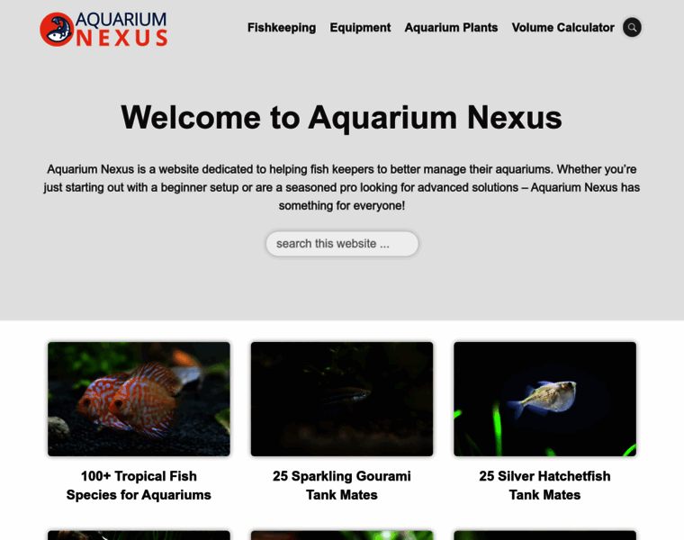Aquariumnexus.com thumbnail