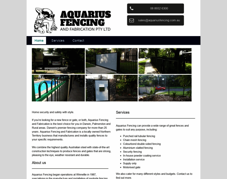 Aquariusfencing.com thumbnail