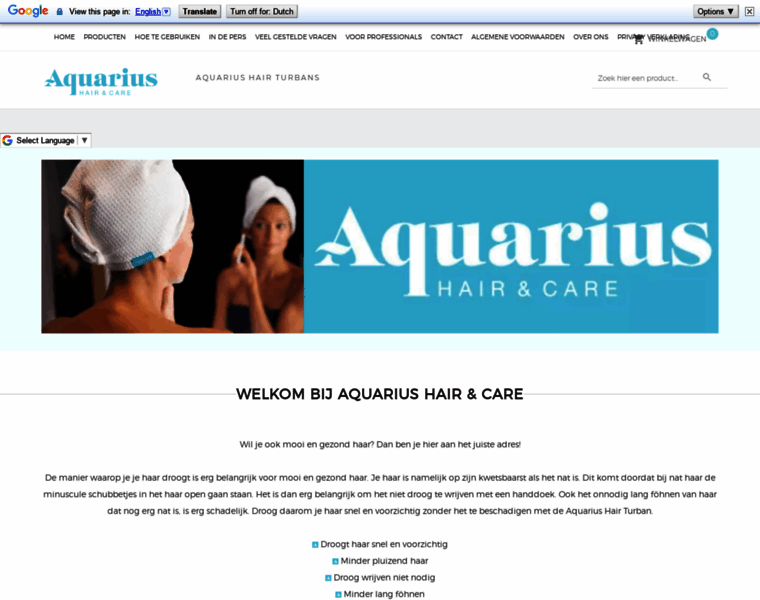 Aquariushaircare.com thumbnail