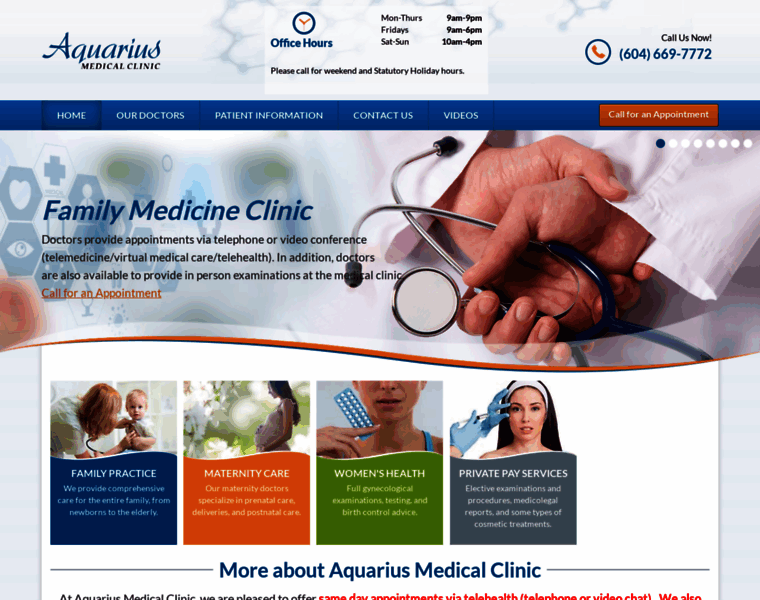 Aquariusmedical.ca thumbnail