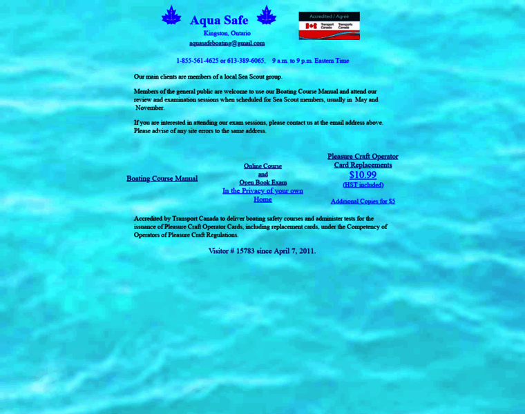 Aquasafeboating.com thumbnail