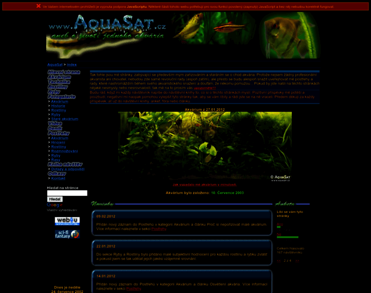 Aquasat.cz thumbnail