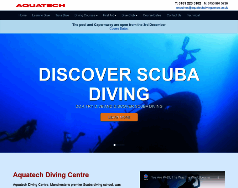 Aquatechdivingcentre.co.uk thumbnail