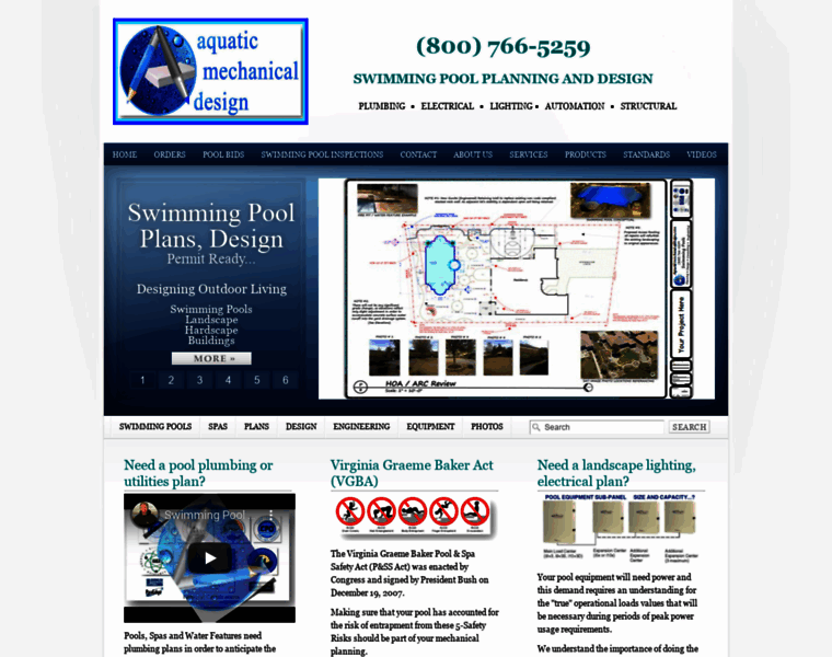 Aquaticmechanicaldesign.com thumbnail