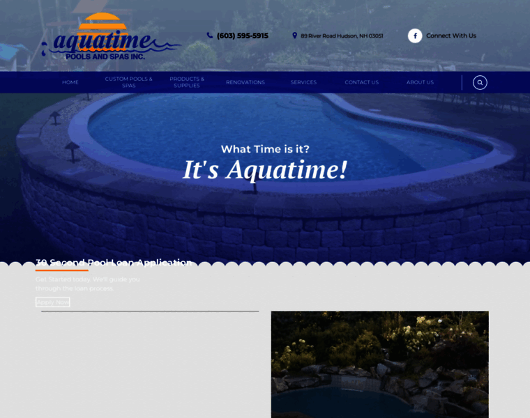 Aquatimepools.com thumbnail