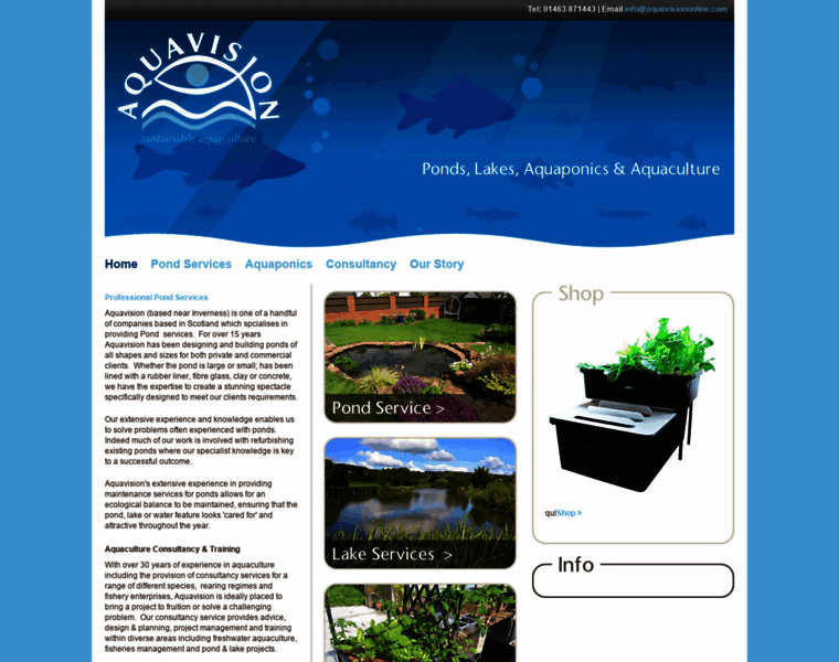 Aquavisiononline.com thumbnail