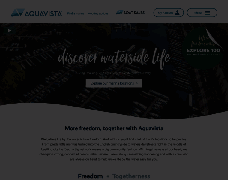 Aquavista.com thumbnail
