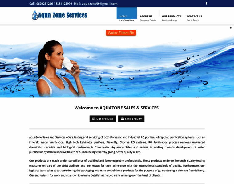Aquazoneservices.com thumbnail
